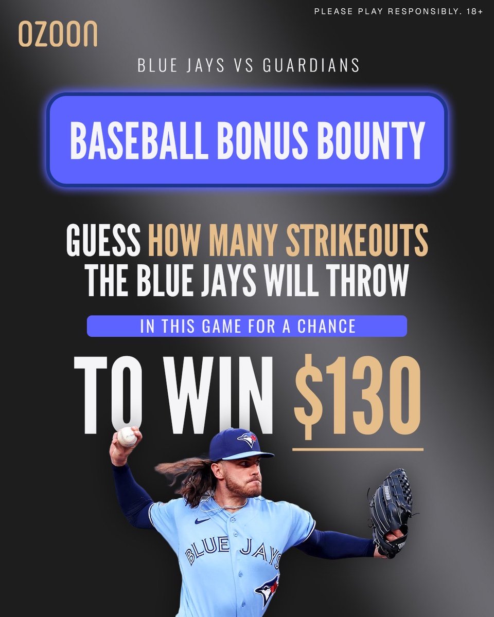 Ozoon_CA's tweet photo. How to enter ⤵️

• Follow @Ozoon_CA
• 🔁 and reply below, we’ll pick a lucky winner

#WellPlayed ➡️ https://t.co/z4xhcwibtv

*Must enter before end of 1st inning, be 🇨🇦 and 18+ If no one guesses correct, the pot will grow by $10*

Terms and Conditions: https://t.co/GX49Nzz5Ro https://t.co/uzzYbS7QJT