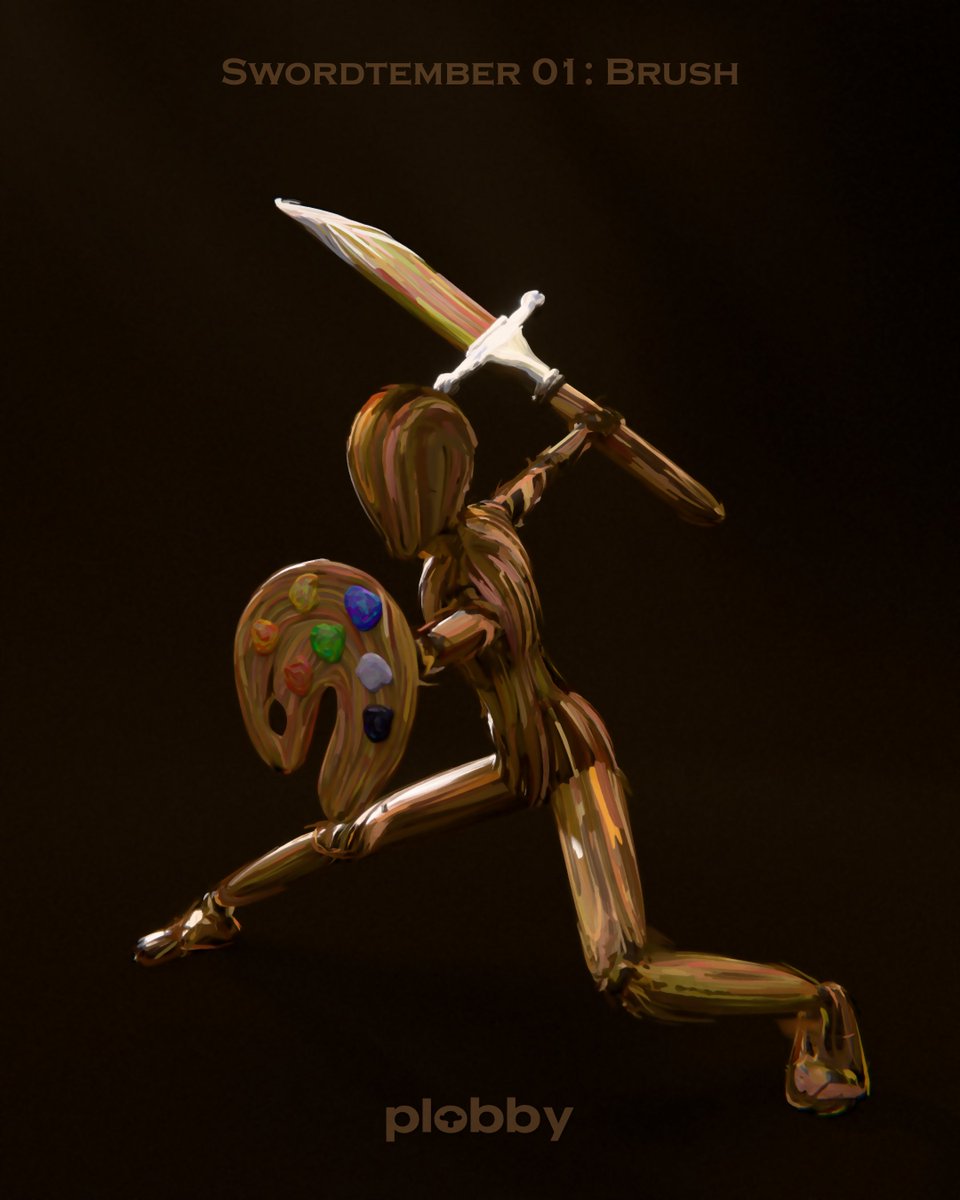 plobby3d's tweet photo. swordtember 01: brush #swordtember #swordtember2026 https://t.co/FLi1skUope
