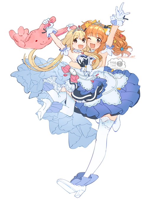 星輝子 ,輿水幸子 ,白坂小梅 「カワイイボクと142's (+α)」|玄米のイラスト