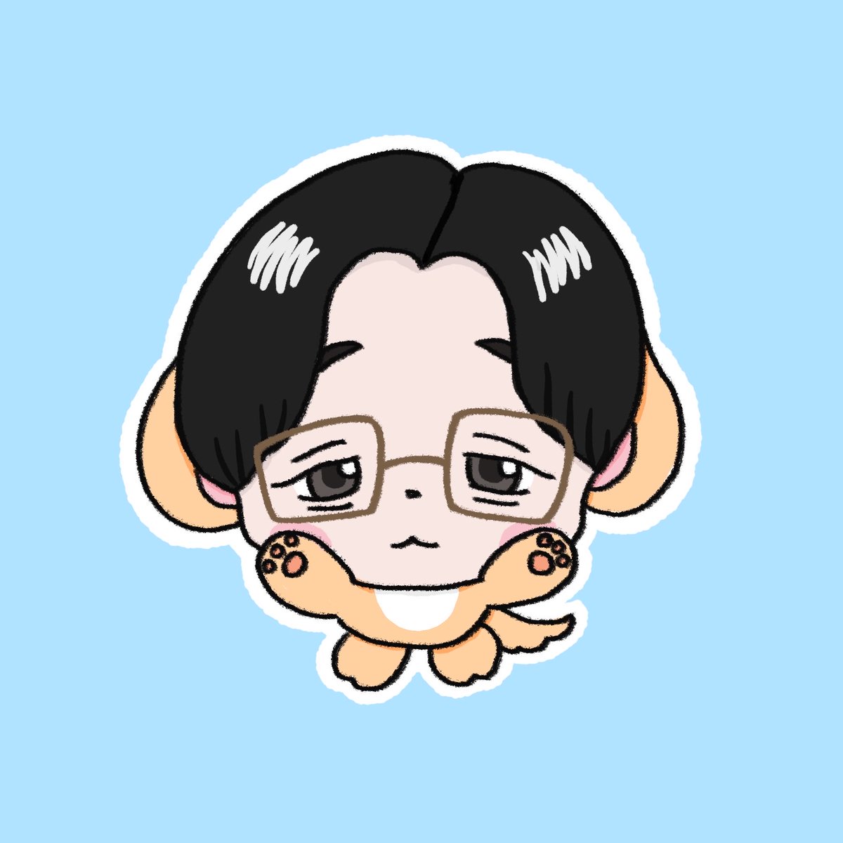 Nyamnyaminim's tweet photo. 안경버전🐰🐶🐱 https://t.co/92mzfmJItn