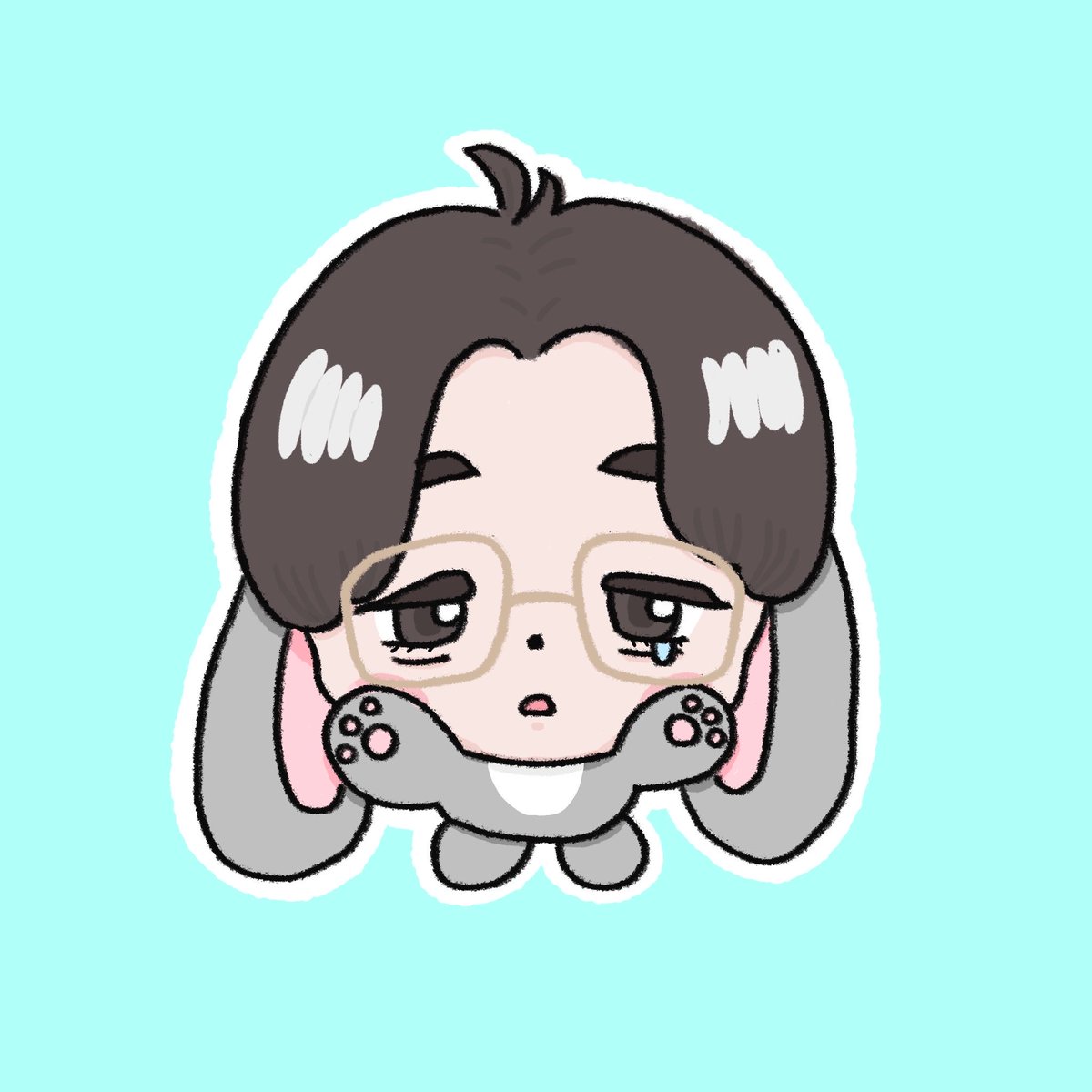 Nyamnyaminim's tweet photo. 안경버전🐰🐶🐱 https://t.co/92mzfmJItn