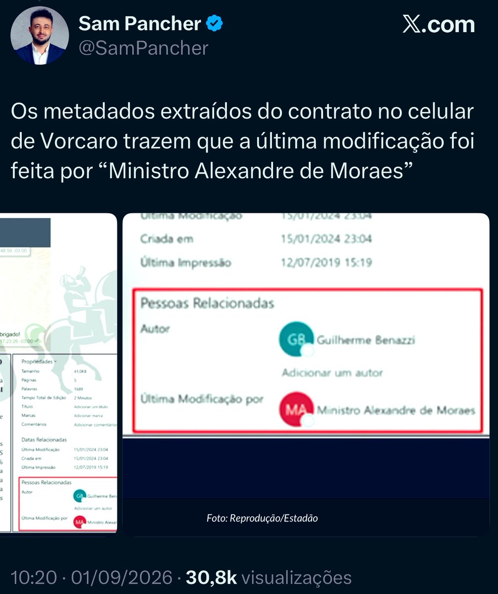 SteffensRegis's tweet photo. @nikolas_dm @gidenilsonc Utilizou a conta OFICIALde e-mail do STF, ele tinha muita certeza que não ia dar em nada… https://t.co/pqe8OX4EE1