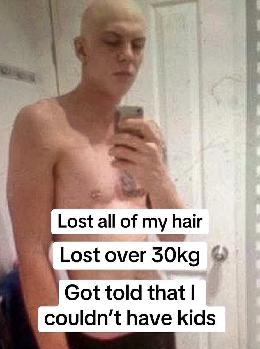 DudespostingWs's tweet photo. Nathan Ryles was diagnosed with testicular cancer at just 19, lost all of his hair, dropped 65 pounds, and was told he may never be able to have kids. He went on to become a multi-time Australian Ninja Warrior finalist and is now a father. Huge W https://t.co/RS8EWPVghw