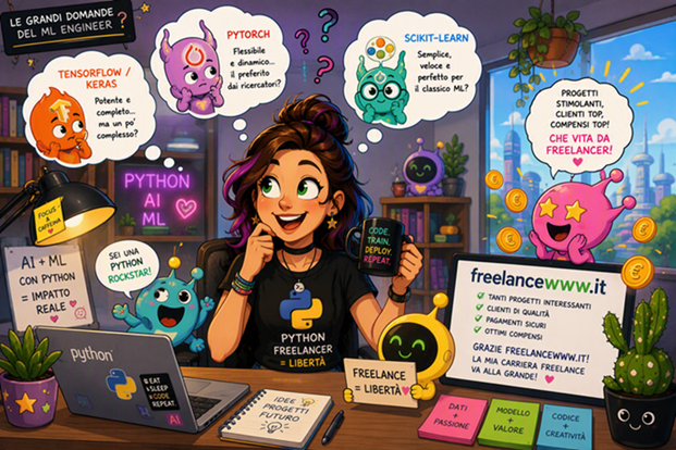 freelancewwwit's tweet photo. Python è il linguaggio di programmazione più usato al mondo: nell'indice TIOBE di agosto 2026 vale il 18,53%, davanti a C, C++ e Java. Il 20 agosto 2026 su Indeed Italia gli annunci Python erano 2.215, 1.277 JavaScript, 1.234 Java e 495 PHP... https://t.co/PmybE4S8AC https://t.co/UQX2usCrM8