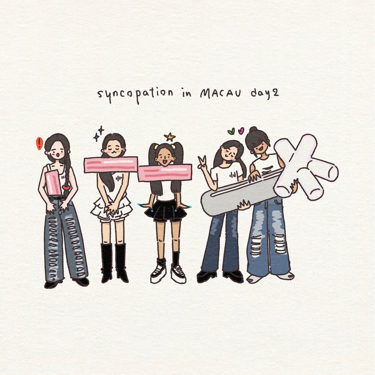 escapewith647's tweet photo. syncopationin macau day2 😁

#idle #2026_idle_worldtour #fanart https://t.co/tQCW8oBJJt