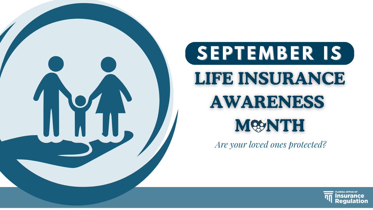 FLOIR_comm's tweet photo. September is #LifeInsuranceAwarenessMonth.
Roughly 95 million Americans have no life insurance, and most of those with coverage do not have the recommended amount.
This month serves as a reminder to learn more about life insurance benefits and take steps to protect your family.
Check out @naic's Life Insurance Policy Locator Service to find the coverage that best fits your needs:
https://t.co/Qr9hDQG2kW