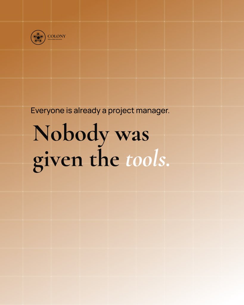 Colonyappai's tweet photo. You’re already doing the job of a project manager. Colony is the perfect missing piece to complete your tool stack!

#projectmanagement #projectmanagementtools #taskautomation #productivitytool https://t.co/W1MbjXLSdy