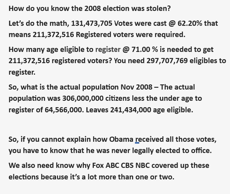 IBSlaminJ's tweet photo. @warDaniel47 Okay folks, are you ready to accept the fact that multiple presidential elections were rigged to install these judges and DOJ personel to protect the deep state and their illegal voters at all cost?  2008 2012 2020 were rigged elections https://t.co/tmRYeCrHu0