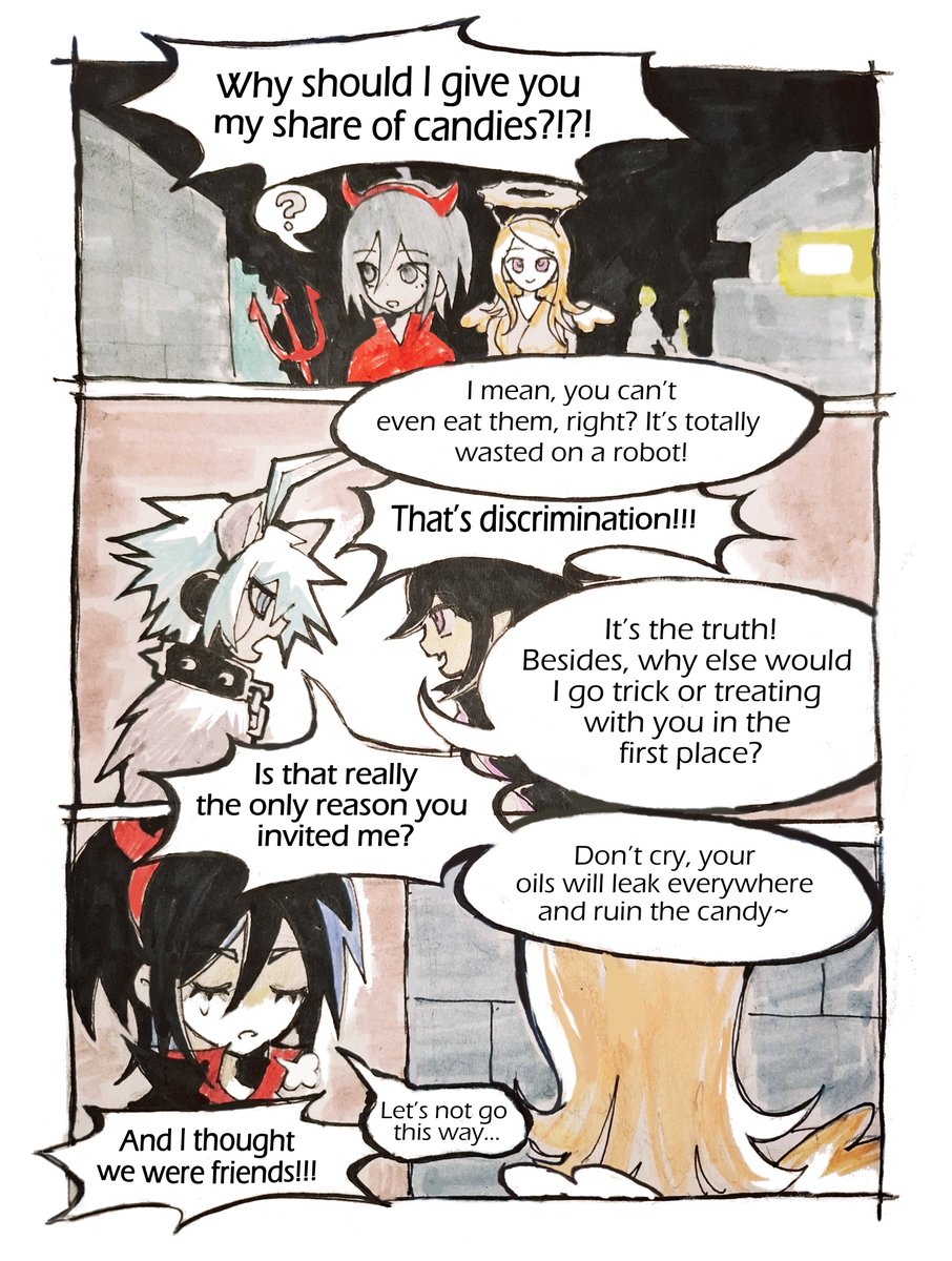 snoozaga's tweet photo. #danganronpa #drv3 #kiibouma #王キボ Is it too early to upload my halloween themed comic? 🧛🐺🍂 https://t.co/dSWwH8hZzV
