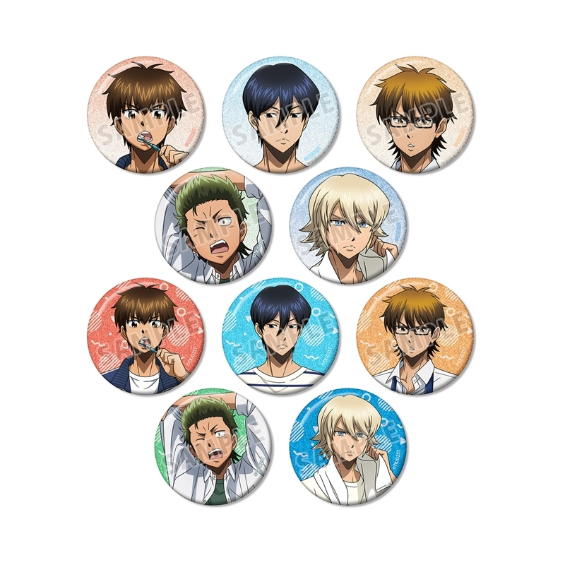 ダイヤのA スクエア缶バッジ　アニメイト特典　セット ダイヤのA 新作グッズ速報 on X: 