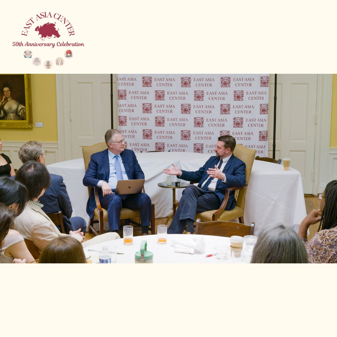 Uva_EAC's tweet photo. Thanks again to everyone who made the University of Virginia East Asia Center’s 50th-anniversary conference such a memorable event! 
Seeing our alumni gathered together was a highlight of the year, and your continued engagement makes all the difference. https://t.co/X30ZEWkP78