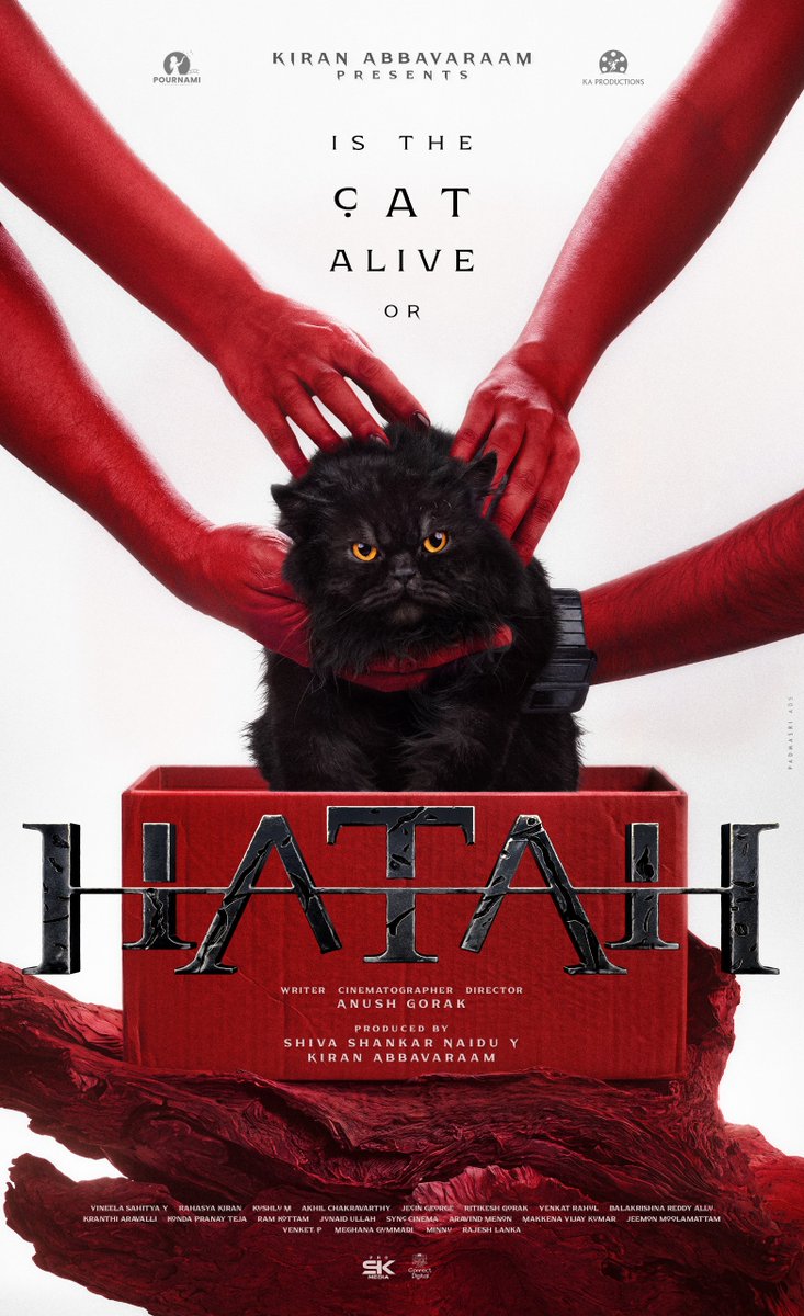 bnaveenkalyan1's tweet photo. #HATAH
Directed by @thisisanush
poster design: @ananth_designer
photo shoot: @bnaveenkalyan1
@Kiran_Abbavaram @actorrahman @Kushlugaadu
@ThanujaP123 @namritha_mv @ShivaYegi
@Vineelasahitya #RahasyaKiran @Akkhilllllll
@GeorgeJecin @RitikeshGorak @Synccinema
@Pournamient @KA_Productions_