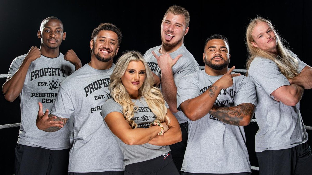 BrooksJensenWWE's tweet photo. 5 years ago today I officially became a WWE Superstar! Looking forward to 5 more and proud of everyone in this picture
#WWENXT https://t.co/DEg21N2vSM