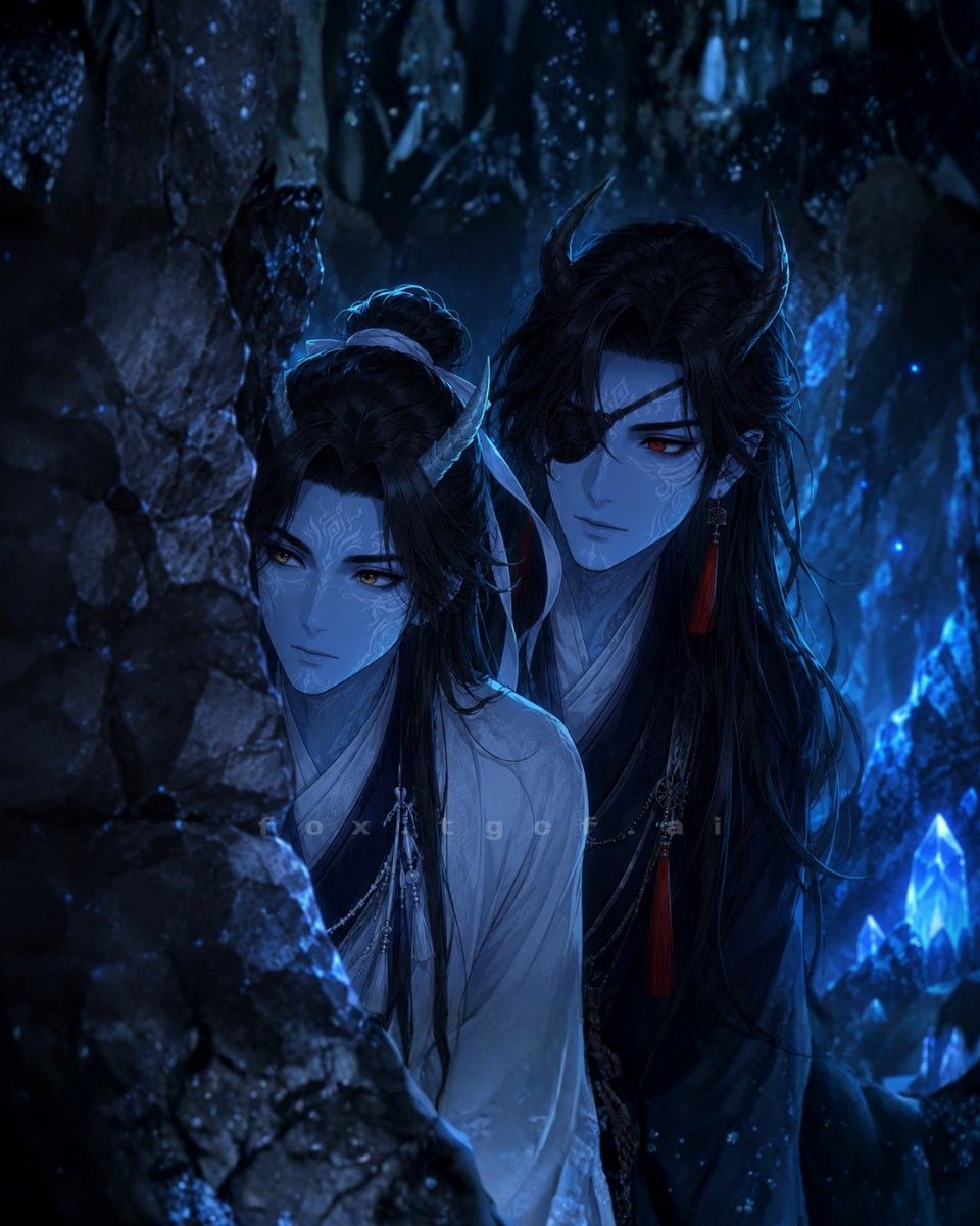 fox29_29's tweet photo. 青鬼になったHualian

#tgcf #天官賜福 #Hualian #HuaCheng #XieLian https://t.co/fNgoDdOCHZ