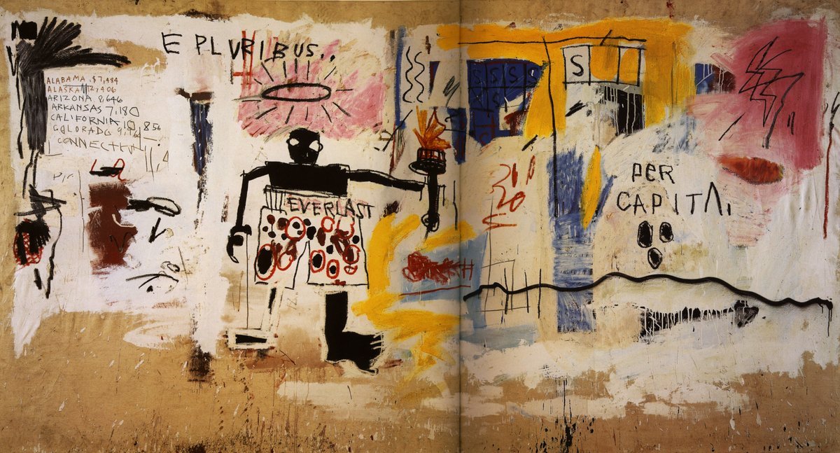 vintagebasquiat's tweet photo. Per Capita (1981) https://t.co/l88FGYlOdB