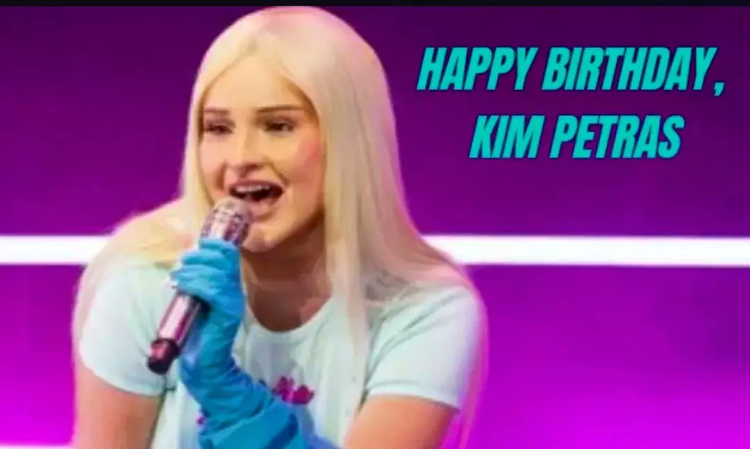 mahmutgzalaca's tweet photo. Happy 34th birthday to Kim Petras, the German singer-songwriter behind “I Don’t Want It at All, ” “Heart to Break, ” and “1, 2, 3 Dayz Up. ” Wishing her the best. https://t.co/3QCt50FoaE