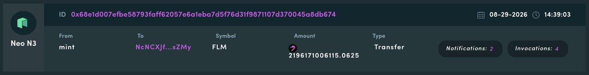 GrabowskiDylan's tweet photo. When @FlamingoFinance launched in 2020, it hit a TVL of nearly $1.6 billion. On August 29, the remaining $500,000 was mostly drained.

It's now been 3 days. Nothing publicly from @Neo_Blockchain.

No warnings. No acknowledgment. No plan forward. Nothing.

No one has said a word outside a few Discord messages.

How did it happen? 

A user (maybe random, maybe not, who knows?) figured out how to mint trillions of $FLM and drain the platform's LPs.

They minted approximately 2.19 TRILLION FLM, using an attack vector between Flamingo's lending and staking contracts.

Then swapped it for nearly everything of value. According to the Flamingo Discord server, only about 11k $bNEO and some $FUSD were left behind. 

That bNEO was left behind because the on-chain OrderBook contract made it technically impossible to imbalance the pools so drastically. 

And the FUSD? Well, the Flamingo team doesn't know why that was left behind, either.

The bigger problem?

Earlier this year, the Flamingo Finance maintainers publicly released a letter alleging that Neo Global Development and Neo Foundation failed to deliver promised assets and operational support. 

For years, the team has publicly called for changes to the Neo code to lower transaction costs.

(Worth noting: the Flamingo Finance maintainers do not hold the keys to their own smart contracts, and that contract-upgrade authority rests with NGD and NF.)

More recently, the Flamingo team asked for help in resolving: 
> widespread CEX delistings, 
> bridge issues from dependency problems, and worse, 
> disbursements they expected to receive from NGD and NF that never arrived.

Those calls fell on deaf ears.

Now what?

The Neo Council has voted to freeze the attackers wallet. The address is: NcNCXJf2H8GSHp8MYSgJRCjRvPjznasZMy.

At this point, I'm not certain how much of the stolen funds have been liquidated or moved out of the Neo ecosystem.

Neo is currently embroiled in a battle between the two co-founders who are fighting over a $400 million treasury (as of Q1 2026).

Flamingo was the largest activity-driving platform in the ecosystem. Now Neo doesn't even have that.