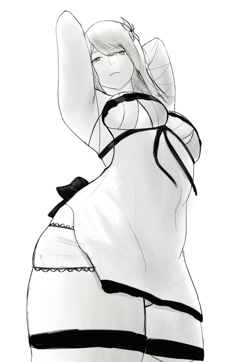 amalonxd's tweet photo. @Lunaflorisi i drew kaine from NieR https://t.co/4NWHTybn8K