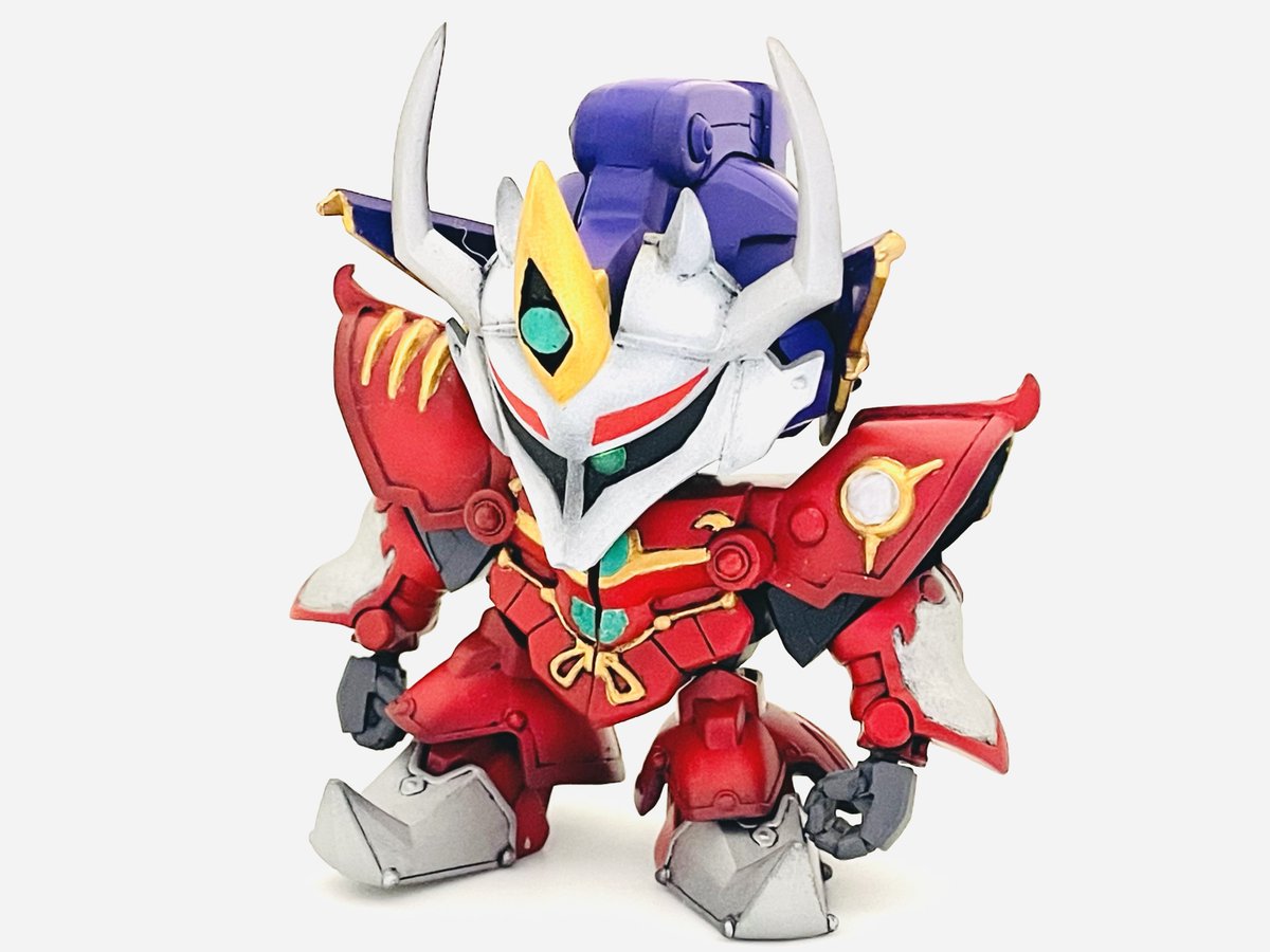 oojiro144's tweet photo. #オラザク 2026
SDガンダム部門作品✨

LGBB闇元帥

【見どころ】
👉ミキシング＆SMKフレームでアップデートされたフォルム
👉塗装で表現した操られてる眼

👉差し替え無しギミックで3形態が再現できる点は、本誌に掲載されないと思うので本ポストにて🙌 https://t.co/A6RuQYLUmh