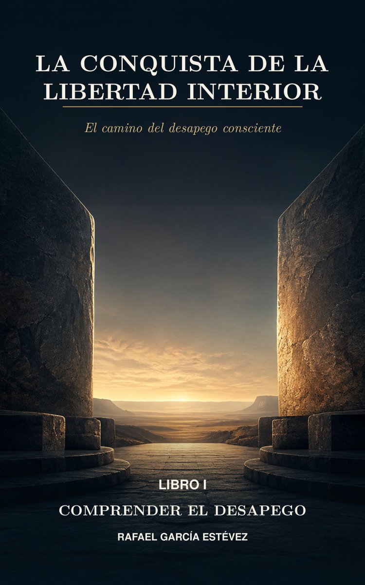 Rafaelgestevez's tweet photo. Ya disponible en Amazon:

LA CONQUISTA DE LA LIBERTAD INTERIOR
Libro I: Comprender el desapego

Una invitación a comprender el desapego consciente y avanzar hacia una libertad interior auténtica.

https://t.co/QwA0AvkMpx

#Desapego #LibertadInterior #CrecimientoPersonal https://t.co/izagFpwzcV