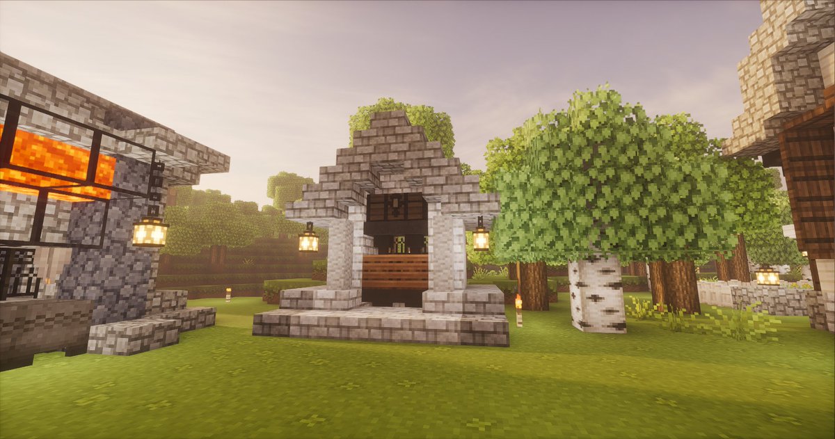mico__craft's tweet photo. 【農業と料理を楽しむ、小さな森暮らし。】

ただの骨粉製造機だった場所を、小さな小屋にしてみました🌿
効率のための装置も、景観に馴染ませるとちゃんと「森の暮らし」になるのが好き。

#Minecraft #マイクラ建築 #マイクラ https://t.co/xUfuAPxrmn