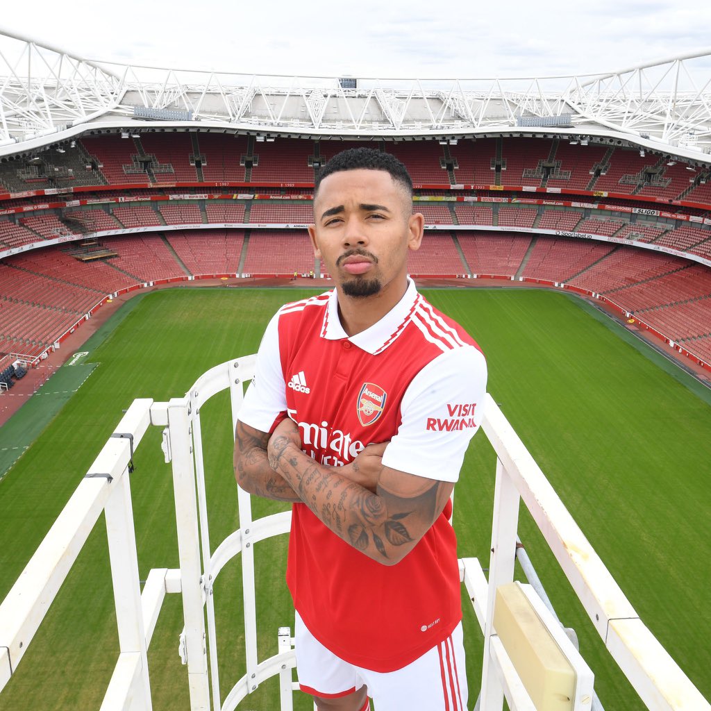 falagooner's tweet photo. Obrigado por tudo, Gabriel Jesus. ❤️
Chegou ao Arsenal em 2022 e ajudou a mudar o patamar do time. Foi peça importante na retomada do clube à disputa pelo título da Premier League e, em 2026, finalmente esteve presente na conquista tão esperada.

Once a gunner, always a gunner!❤️ https://t.co/5WOSCtpQrL