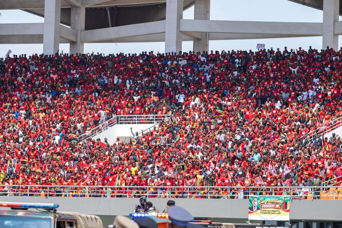 WilliamsRuto's tweet photo. Attended the inauguration ceremony of President @HHichilema and Vice-President Mutale Nalumango, National Heroes Stadium in Lusaka, Zambia. 

Also present were Presidents Netumbo Nandi-Ndaitwah (Namibia), Duma Boko (Botswana), Emmerson Mnangagwa (Zimbabwe) and Samia Suluhu Hassan (Tanzania).

Others were Lesotho Prime Minister Sam Matekane and Kingdom of Eswatini Deputy Prime Minister Thulisile Dladla.