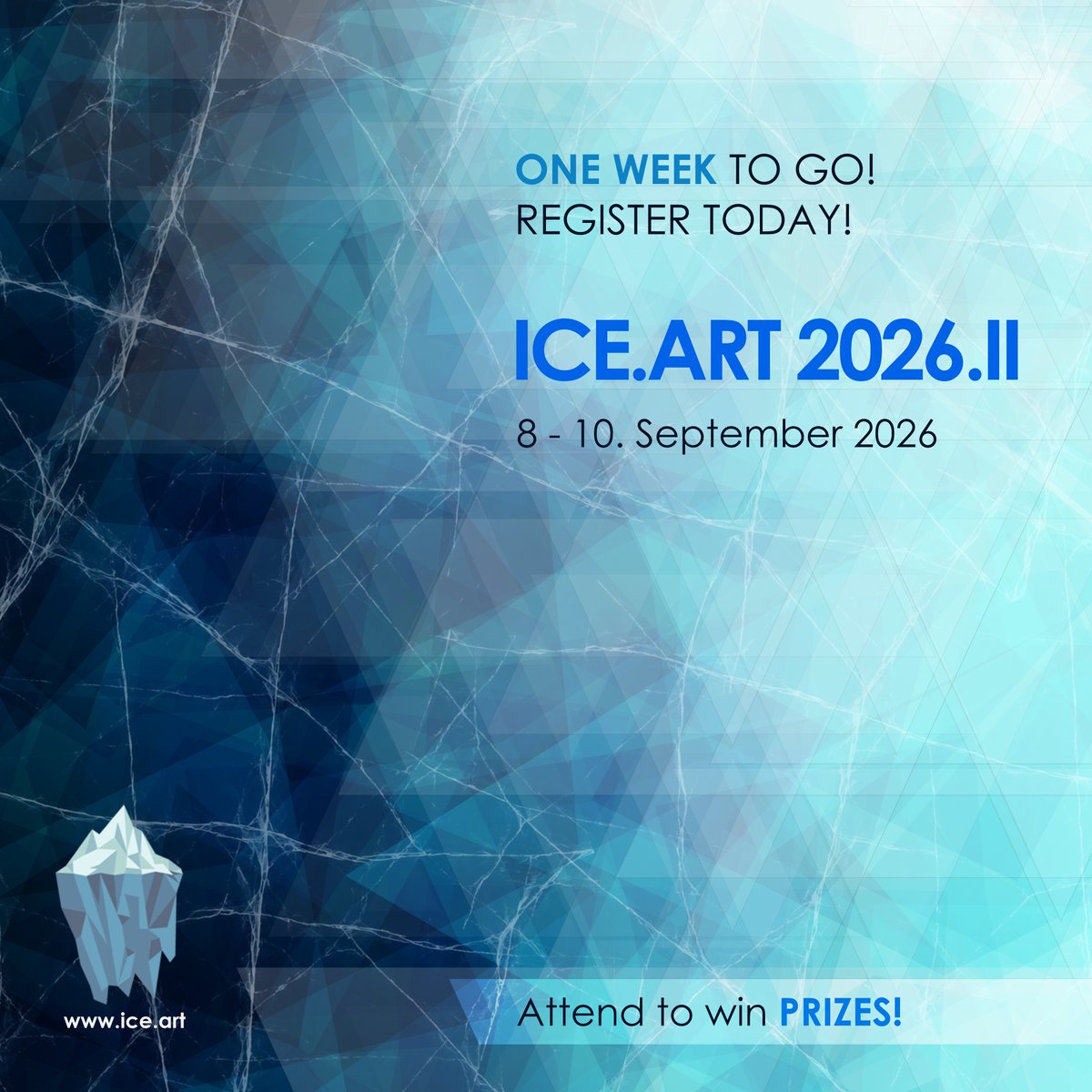 IceConference's tweet photo. https://t.co/v0OR1zltuI is coming up! 🚀🌄

Just one week to go - register today:
https://t.co/nd8TuldjOg

@MHTutorials @belabeier @vrbnio @MattB3D @dig_prod @chaosgroup
#iceart2026 #vfx #entertainment #3denvironment #creativity #emotion #inspiration #vrbn #vrbsolutions https://t.co/M6EJjo824w