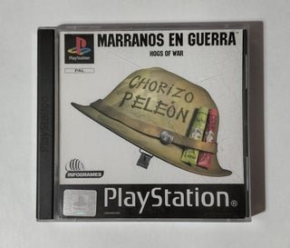 Jerobel96's tweet photo. @PlayStalgiaX No sé si fue el primero pero sí es el primero que recuerdo de mi infancia: Marranos en guerra.

Ya solo el nombre es sublime. https://t.co/zm0VuwzaIH