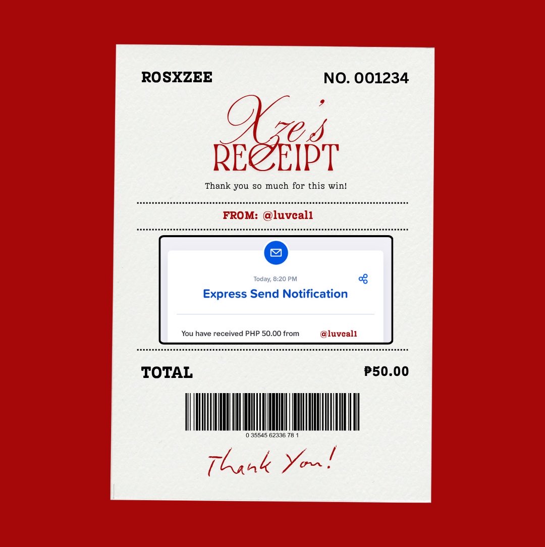rosxzee's tweet photo. — XZE’s RECEIPT —

Yay! ang tumal pero kahit papaano may win today, maraming salamat po @luvcal1 !! Didn’t expect to win any today huhu so this is really appreciated po 🤍

#thnxcali https://t.co/KpD47TMcxL