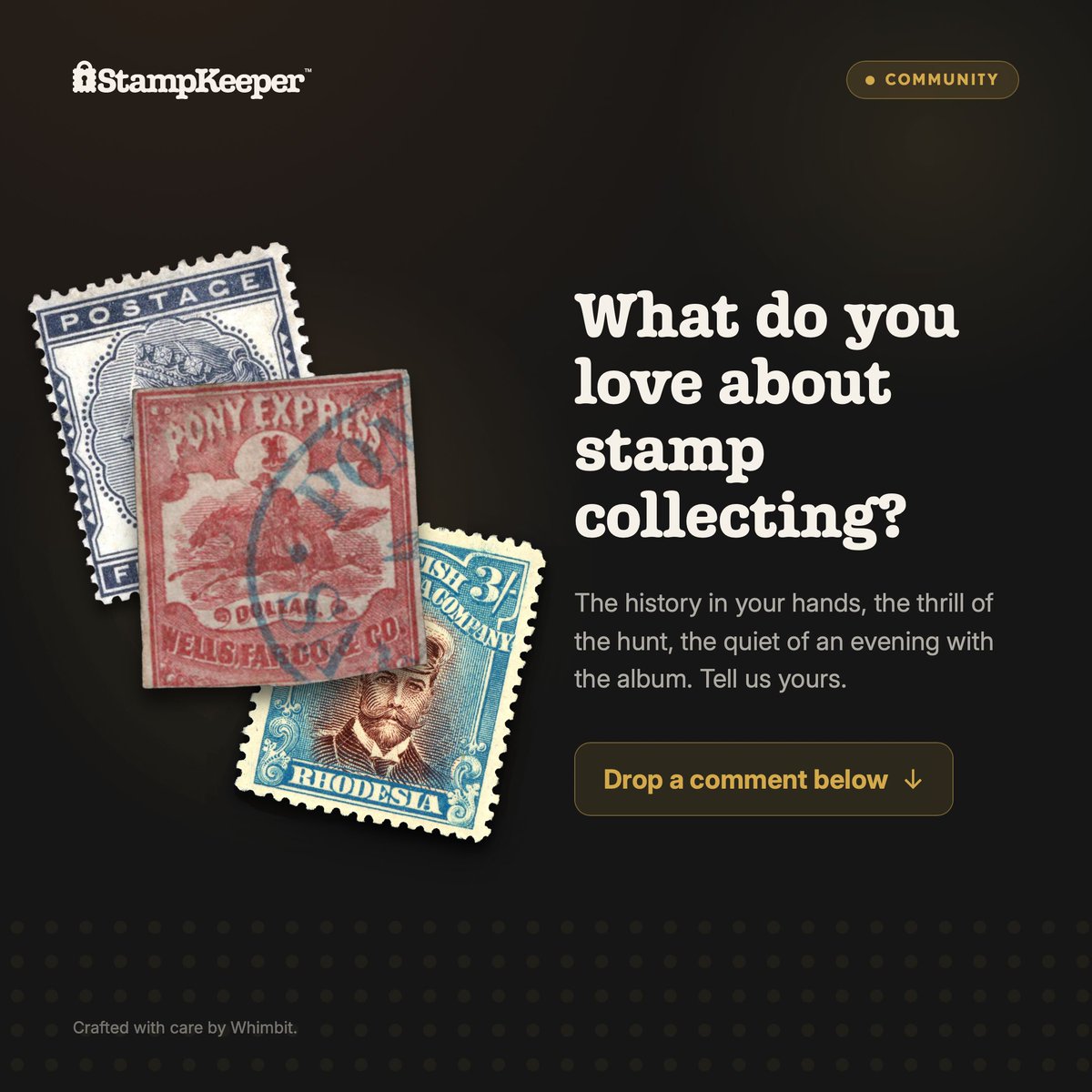 GetStampKeeper's tweet photo. What do you love about stamp collecting?

For us, it’s the history. We don’t just collect stamps; we collect tiny surviving pieces of the past. 

What is it for you?

#stamps #stampcollecting #stampcollector #philately https://t.co/4ZBfeA2f5A