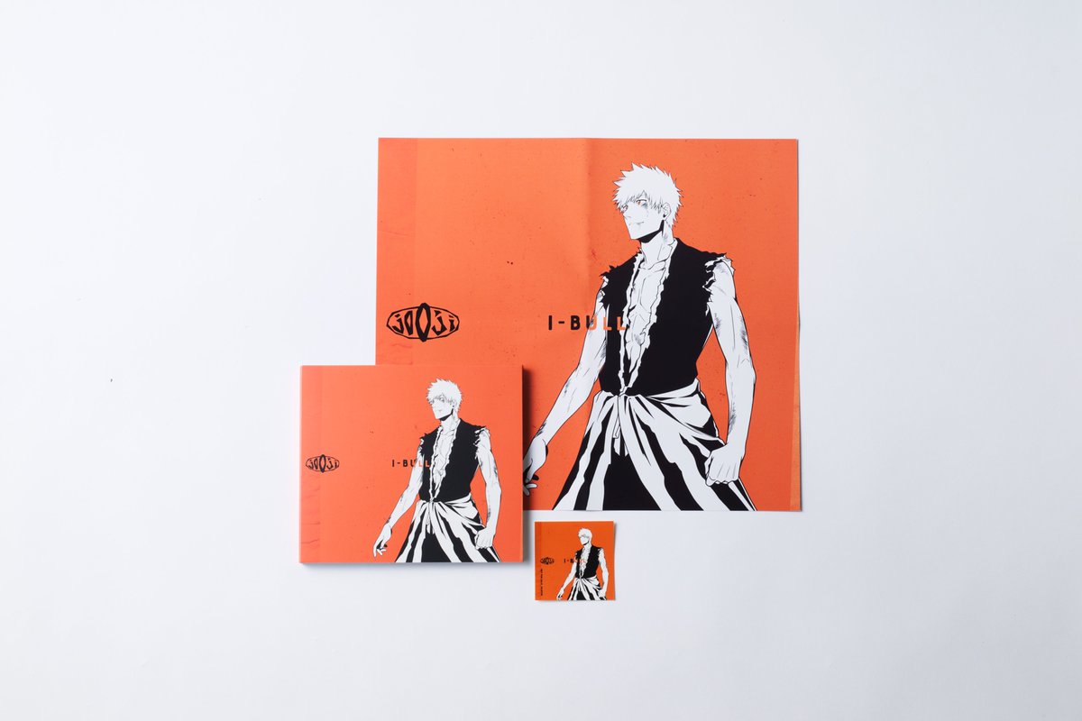 jo0ji_info's tweet photo. ◤￣￣￣￣￣￣￣￣￣￣￣￣￣￣
⠀
⠀⠀⠀⠀⠀jo0ji「I-BULL」
  ⠀       本日CD発売📀
　カップリング曲リリース！
⠀
＿＿＿＿＿＿＿＿＿＿＿＿＿＿◢

TVアニメ『BLEACH  千年血戦篇-禍進譚-』 
オープニングテーマ「I-BULL」(いぶる)、カップリング曲には「YOROSHIKU!!!」「zokkou」を収録！
⠀⠀
「YOROSHIKU!!!」は本日配信リリース！📢
「I-BULL」アニメサイズも新たにお聴きいただけます🎧
⠀
▼ Download&Streaming📱
https://t.co/E4syEXDqeE
⠀⠀
▼CDご購入はこちら
https://t.co/bKvsPA244A @BLEACHanimation
