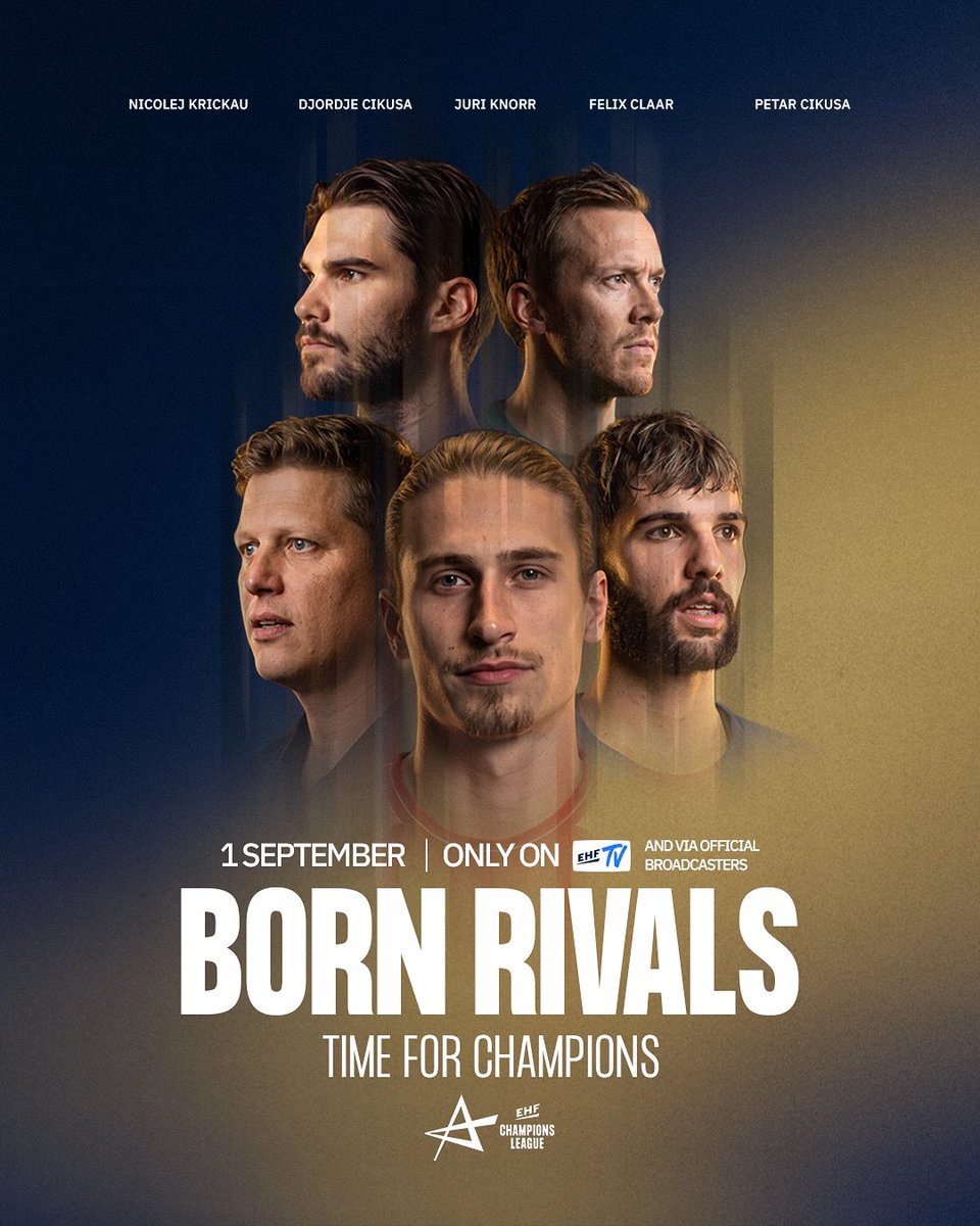 ehfcl's tweet photo. 𝗕𝗢𝗥𝗡 𝗥𝗜𝗩𝗔𝗟𝗦 𝗜𝗦 𝗛𝗘𝗥𝗘. 🎥🔥

50 minutes inside Cologne. Four teams. One trophy. Endless pressure. Go behind the scenes of the #ehffinal4 and relive the drama from the inside.

Watch now on EHFTV. 👀🏆 #ehfcl #CLM #handball https://t.co/HAO5l8EIKZ