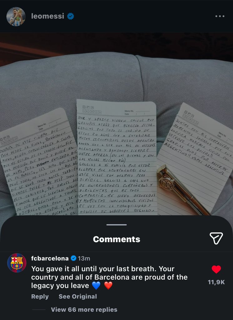 basma_Abd1's tweet photo. يعني باريس اللي محد يطيقها و الكل شايفها اسوء محطة ف مسيرة ميسي و ميسي بنفسه ما يحبهم ولا مرة تفاعل معهم او كتب لهم، منزلين بوست عن اعتزاله ..
بس نادي حياته و بيته و المكان لي عاش فيه 20 سنة و قدم له كلشي ماكلف ��فسه ينزل بوست؟ و حتى التعليق لي كتبوه مسحوه؟؟
الله ياخذ لابورتا https://t.co/RoBs80Ysqj