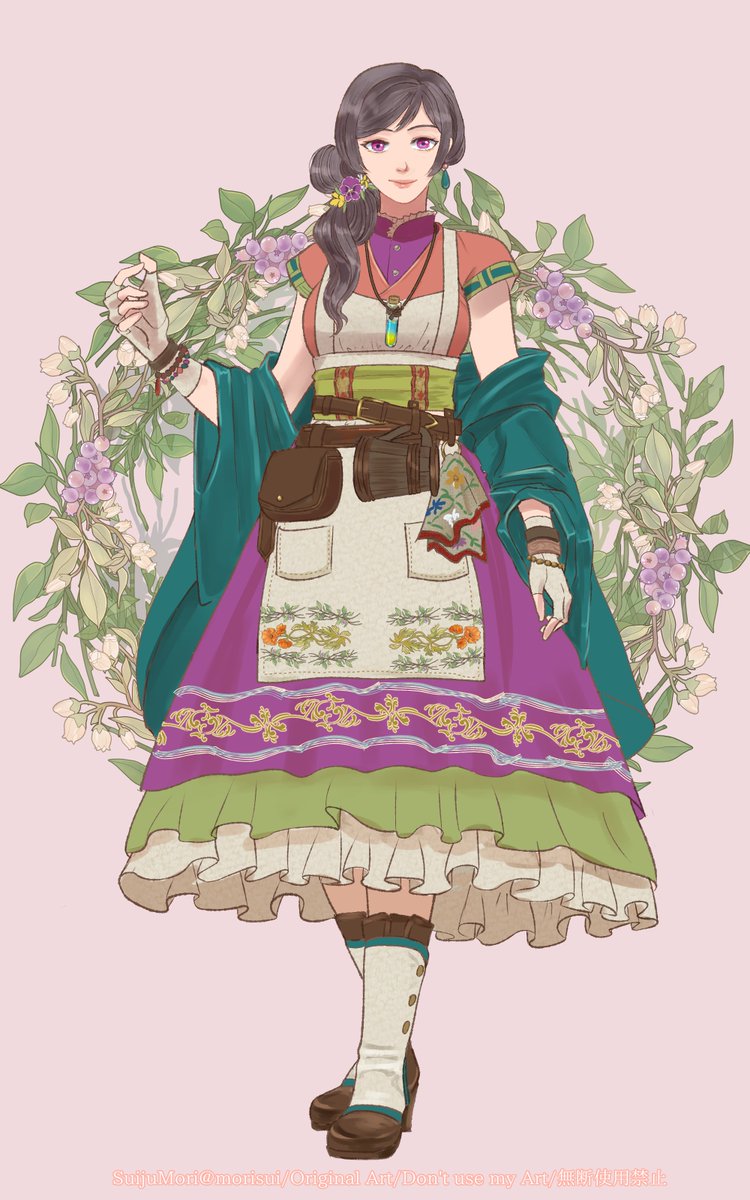 SuijuM's tweet photo. スキンづくりのあいまに自アバターの別衣装verをかきかき。絵にはおこしてないけど自アバターはけっこうな衣装もちで、ノーマルのほか、着物、浴衣、学生服、釣りウェアと、人様につくってもらったサリーとスチパン風verがございます。 https://t.co/lpSlZS2PLr