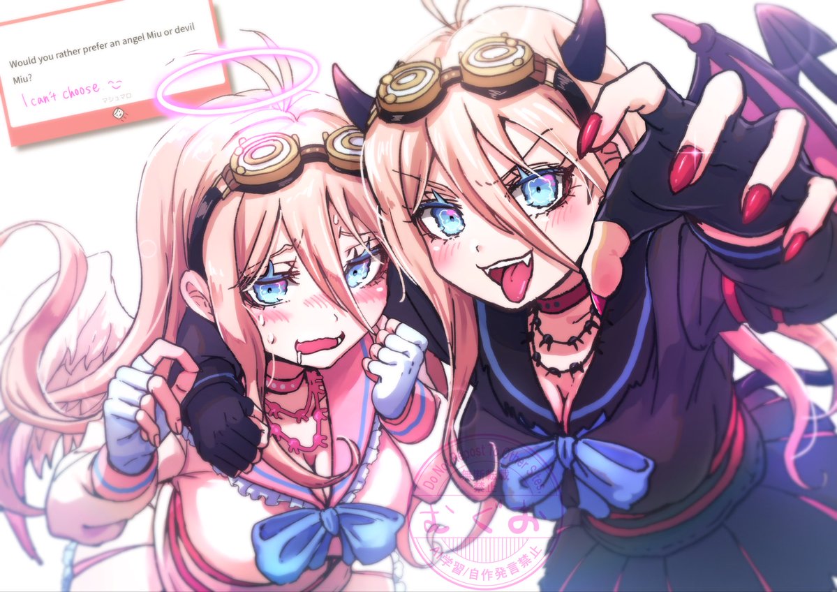 SuperChinHair's tweet photo. 衣装捏造注意
入間ちゃん👼😈 https://t.co/a9LlQfpAOT
