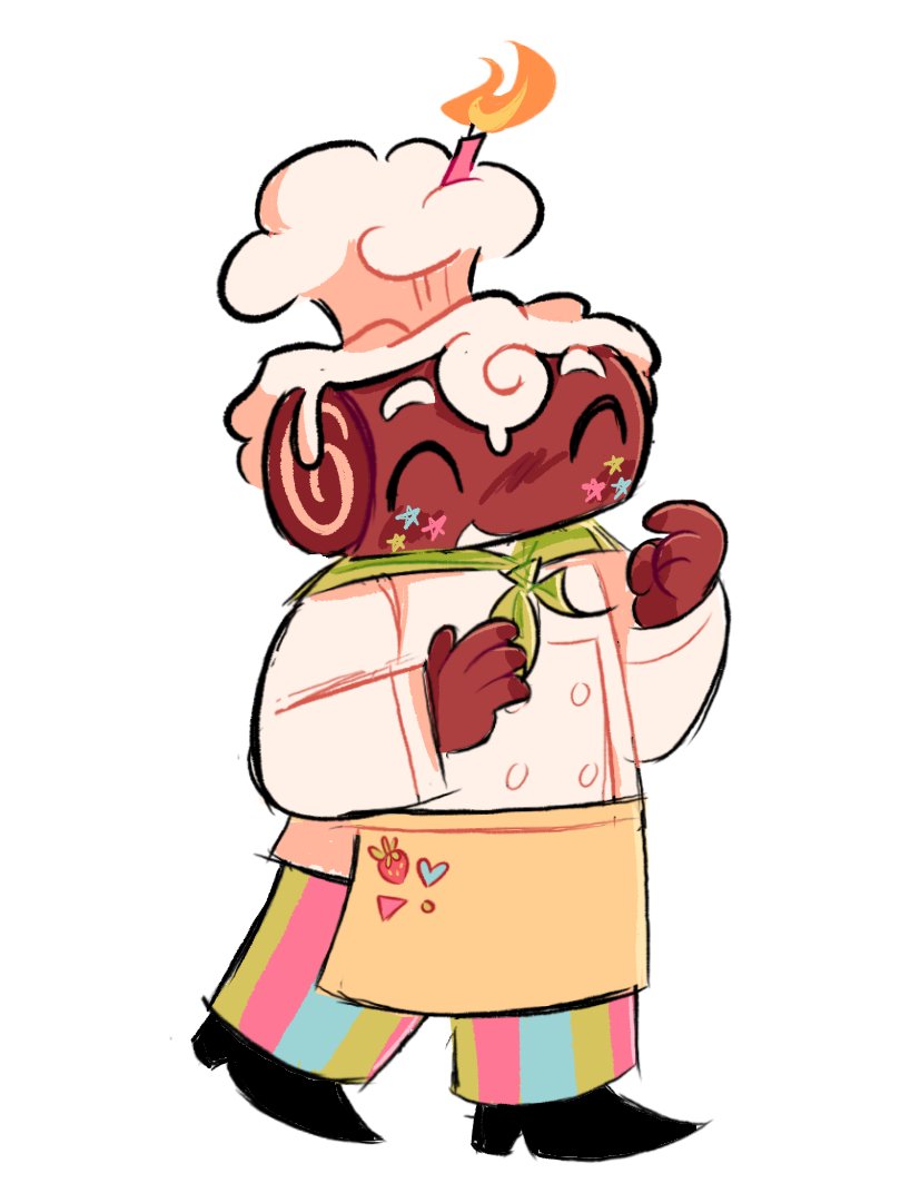uncanndy's tweet photo. Day 2 ok i gave the strawberry a friend heh anyway's you wouldn't guess who's design hard edition (@BrokenPhone771 ) #dandysworldcosmo https://t.co/i05YSzCuaJ