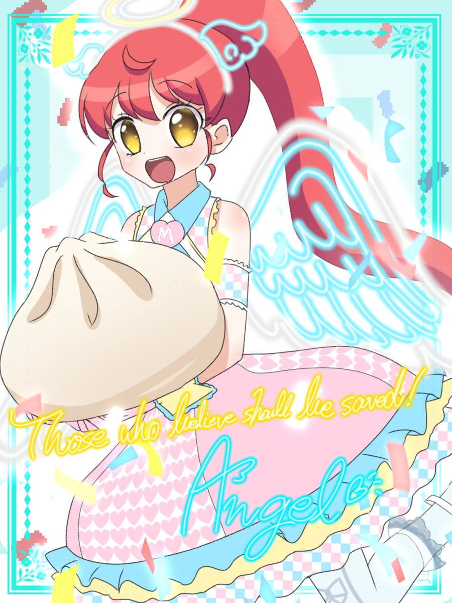 96d_k4's tweet photo. 今日から9月ですね！

今年の　#白玉みかん生誕祭2026 は
#天使の日　と　#みかんの日 （＊毎月第一日曜日はみかんの日)が重なる
#スーパー白玉みかん生誕祭　です！

今日からちょっとしたイラストを投稿していきます！
生誕祭までずっとみかんちゃんのターン！！👼💕
#pripara #プリパラ https://t.co/t5UWJeLbLH