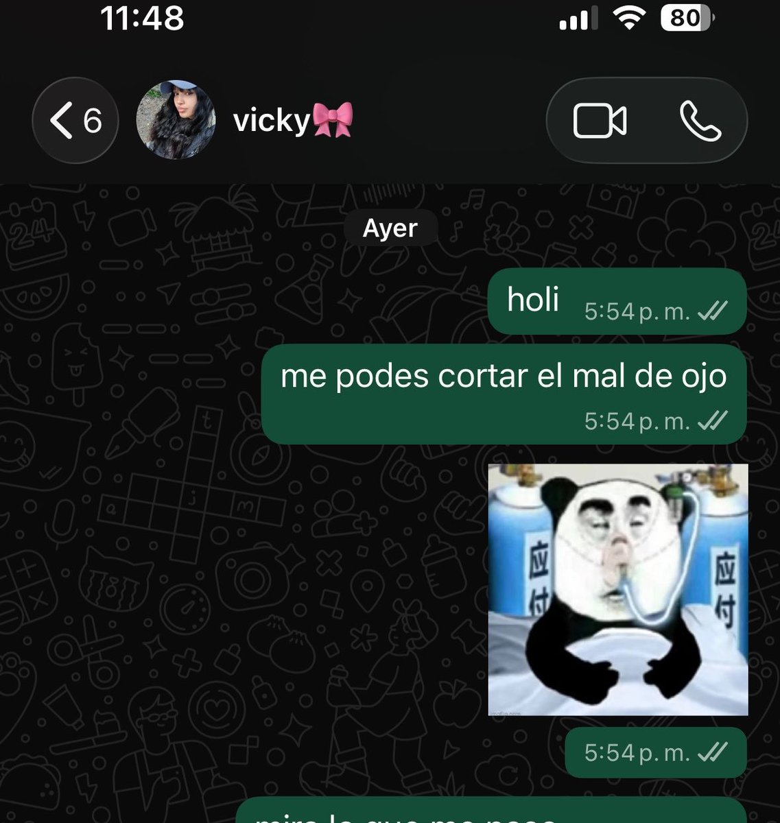 barneyuwu55's tweet photo. el chat de las pibas https://t.co/X8xisWoMsl
