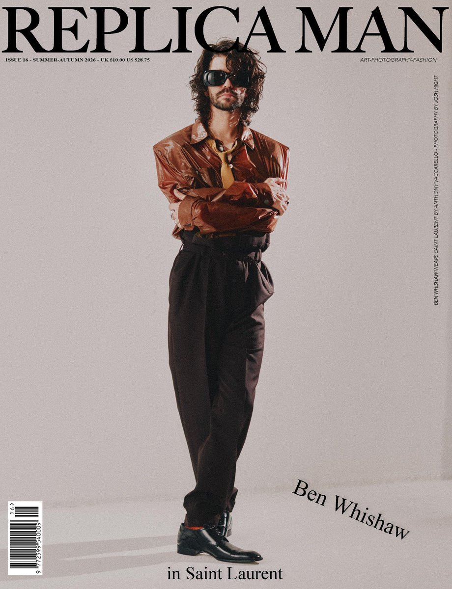 thefashionisto's tweet photo. Ben Whishaw for Replica Man, photographed by Josh Hight https://t.co/uHb5lPoxQT