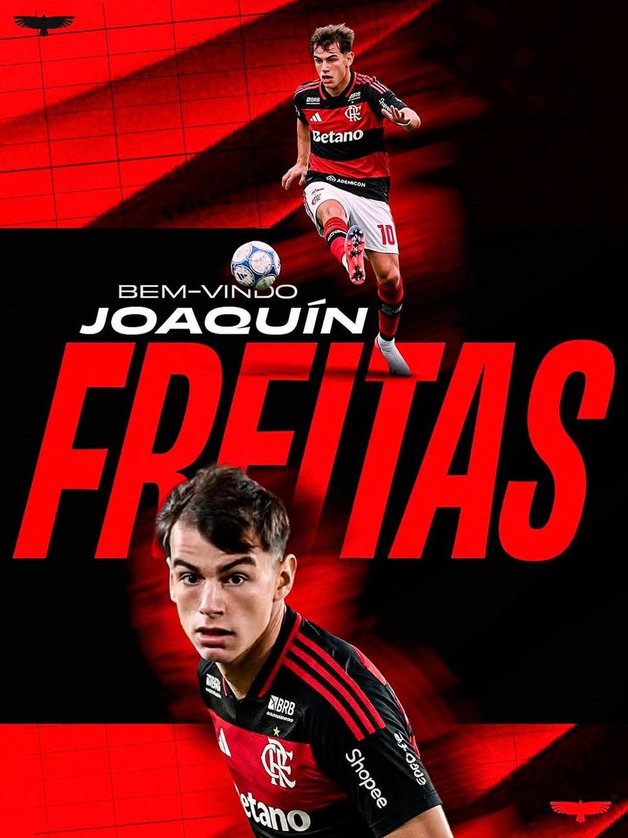 GilsonRosa76's tweet photo. OFICIAL! Flamengo anuncia a contratação do atacante argentino Joaquín Freitas, de 19 anos, ex-River Plate. 📸 #CRF https://t.co/JAAE7ivPiK