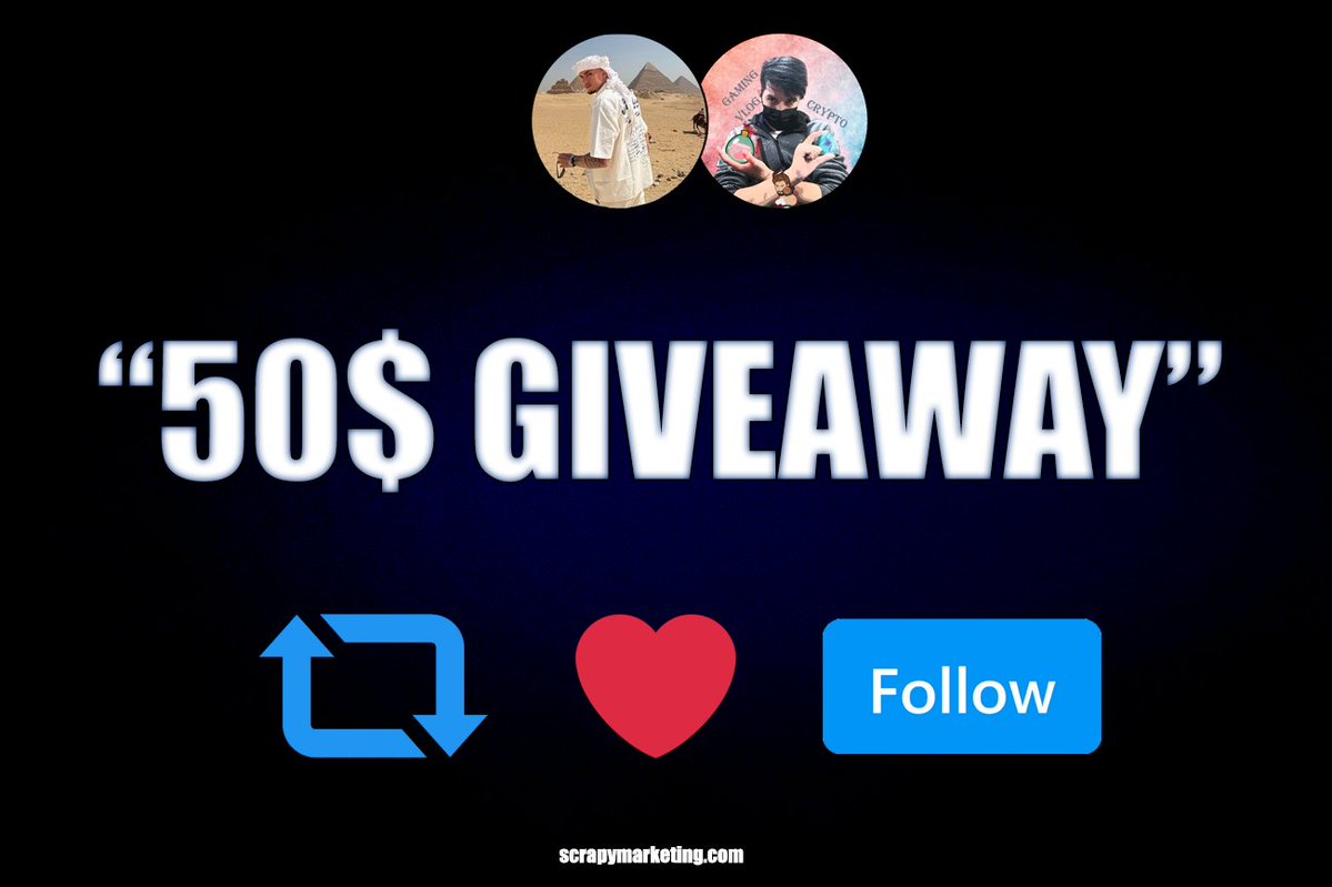 ScrapyCoCoTV's tweet photo. 🔥50$ $USDT CRPYTO GIVEAWAY🔥

To Enter:
✅Retweet &amp; Like
✅Follow @Arxsy69 @ScrapyCoCoTV
✅Retweet &amp; Like Quoted Post (https://t.co/HrJb76JM0c)

Ends in 4 days!
Goodluck Everyone! https://t.co/I2c6n2t3XK