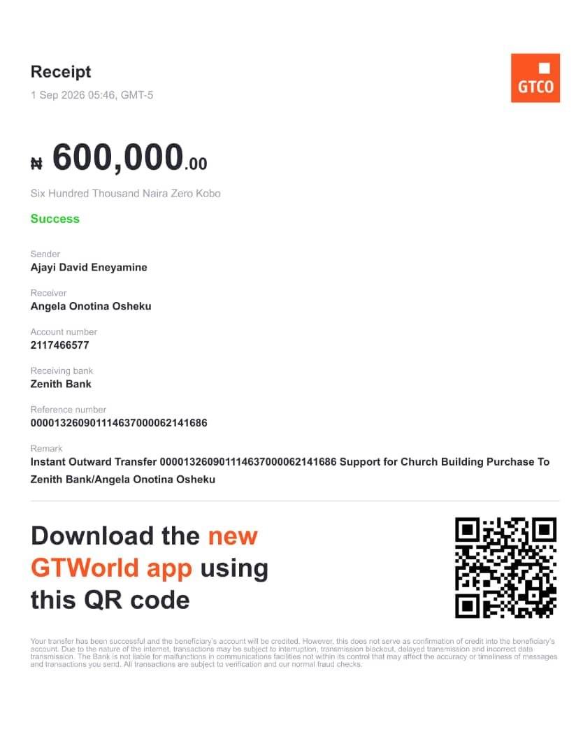 EdoGoodnews's tweet photo. Some weeks ago I dropped a message here soliciting for 2.5 million for the purchase of this property for our ministry. And just this morning we received our first donation of 600k for the property pls we need 1.9M complete it. Kindly help send your widows might  to help us get it https://t.co/VA27XruwHW