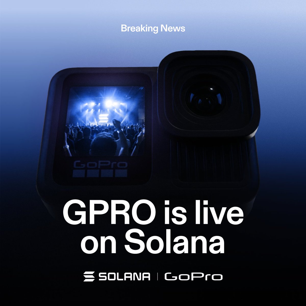 solana's tweet photo. BREAKING: $GPRO is live on Solana via @sunrise, issued by @Backpack Securities https://t.co/vQt4yHmUbm