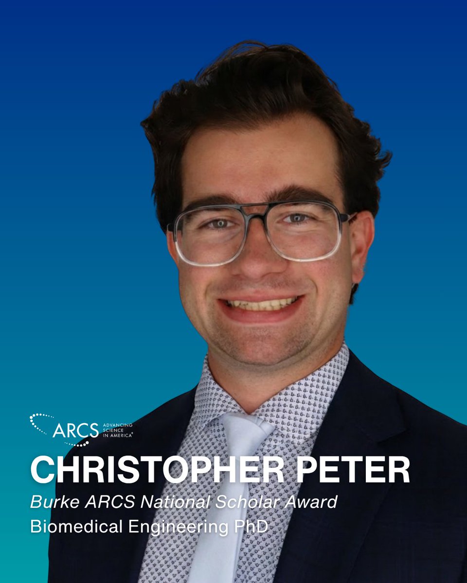 ARCSFoundation's tweet photo. Christopher Peter is the Burke ARCS National Scholar Award recipient at @LifeAtPurdue! He is identifying the neural mechanisms underlying multisensory integration during artificial stimulation to improve perceptual decision-making. Congratulations, Christopher! #ARCSScholar https://t.co/Ho9DxaRRKt