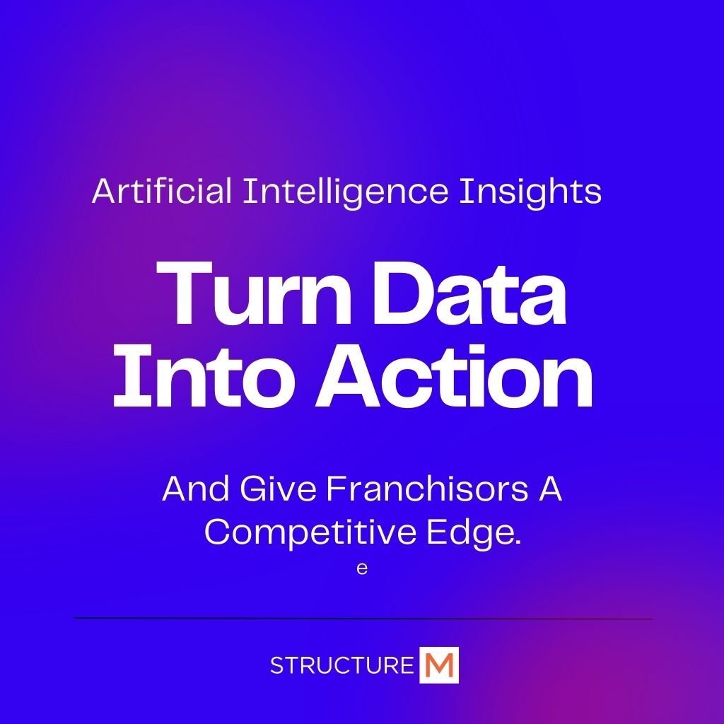 StructureM's tweet photo. Beyond content, AI can help franchisors:
• Score leads automatically based on conversion likelihood
• Recommend budget shifts to higher-performing markets
• Analyze customer reviews to detect sentiment trends
• Forecast seasonal demand and staffing needs https://t.co/KXTyFciPhz