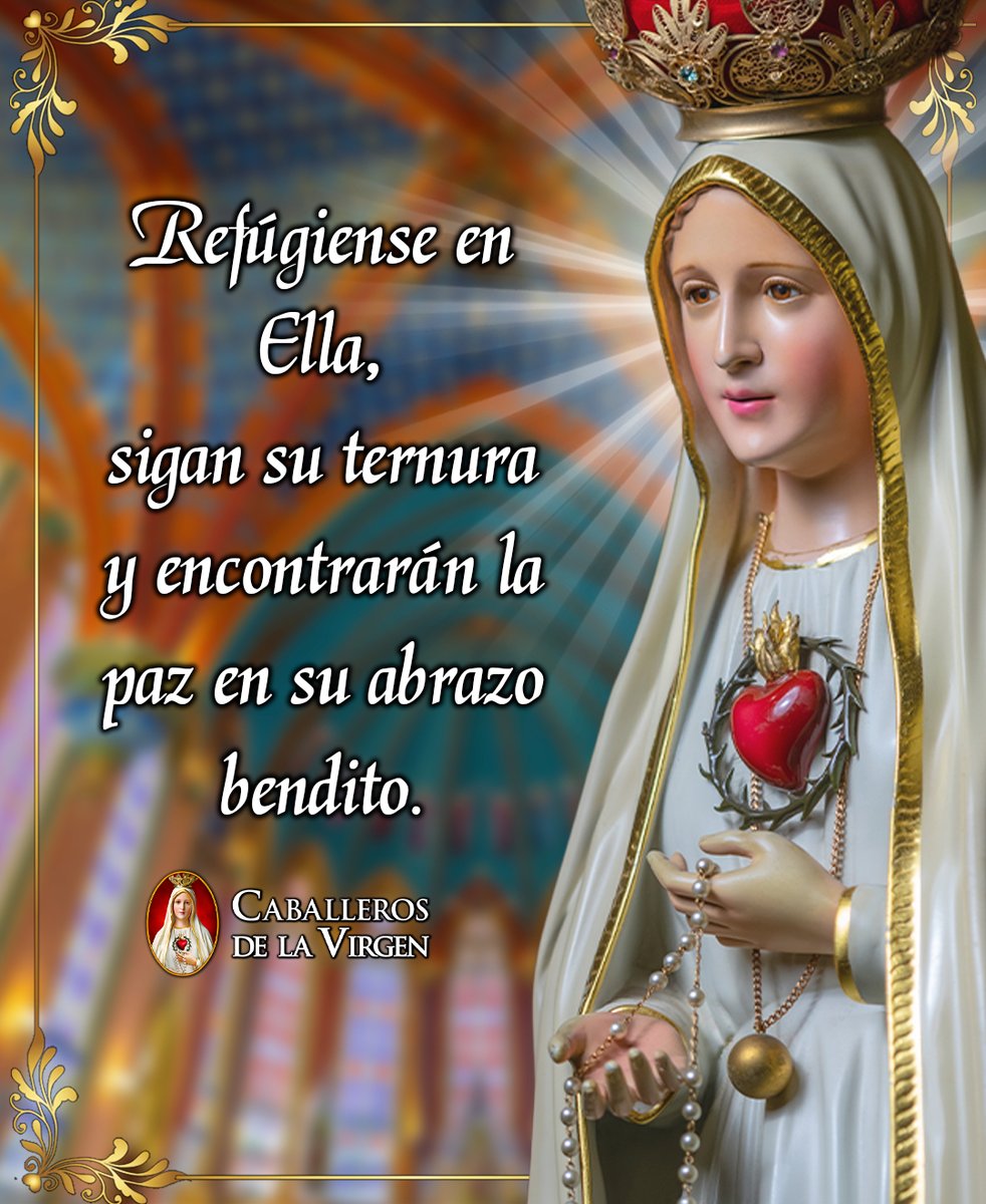 Cab_Virgen's tweet photo. En los momentos de incertidumbre, busquemos el refugio de nuestra Madre. María nos recibe con ternura, fortalece nuestra fe y nos conduce siempre hacia su Hijo. Que en sus brazos encontremos la paz que tanto necesita nuestro corazón. 🙏🏻 https://t.co/4GjRT9nVrA