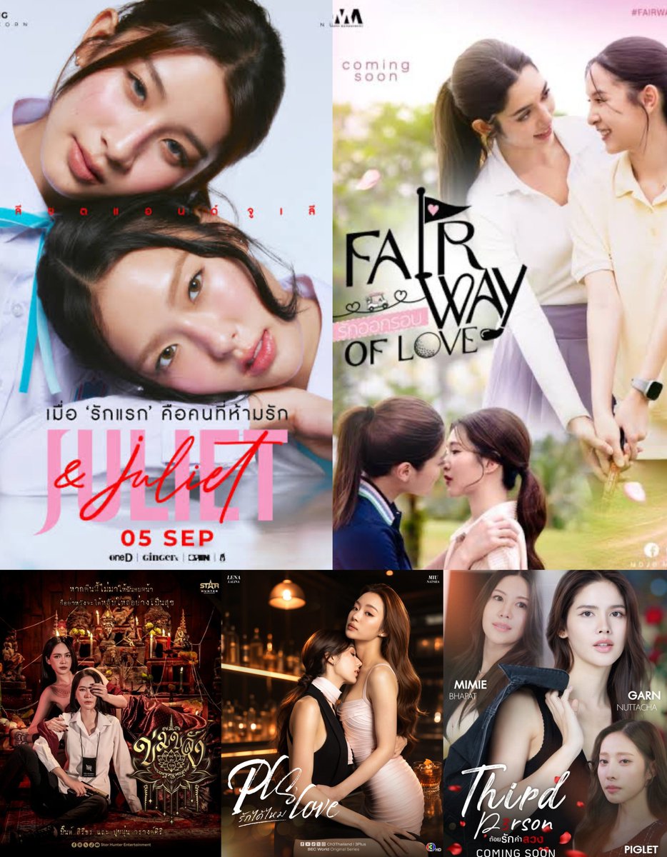 jinglub's tweet photo. O MÊS DE SETEMBRO JÁ COMEÇOU RECHEADO DE ESTREIAS! 

05/09 — #JULIETandJULIET (OneD)
06/09 — #FairwayOfLove (WeTV)
07/09 — #KhomKhlangTheSeries (WeTV)
11/09 — #PlsLoveรักได้ไหม (3 Plus)
12/09 — #ThirdPersonTheSeries (YouTube da NorthStar)

*coloquei só GLs tailandês https://t.co/vZpQS2gm5X