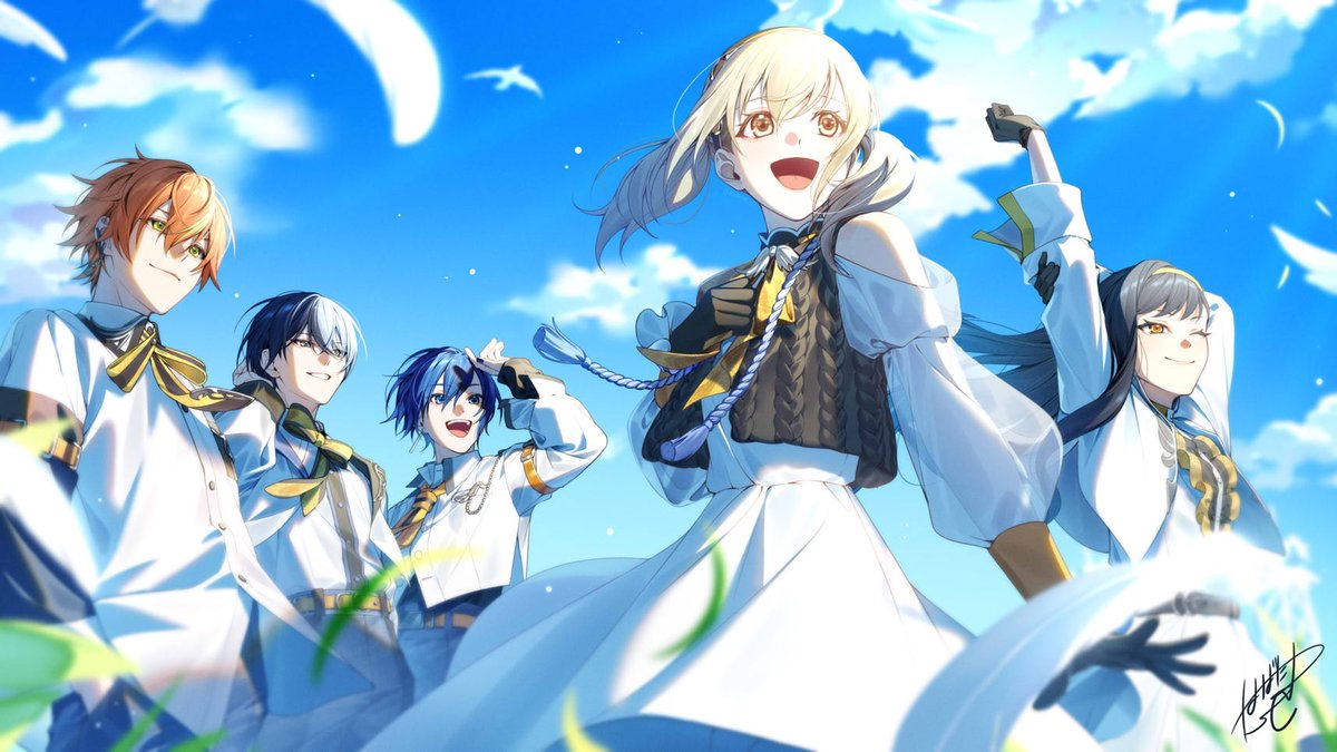 habata_07_'s tweet photo. 羽歌を聴いて良すぎて衝動描き
#prsk_FA https://t.co/BE0v3gfaqW