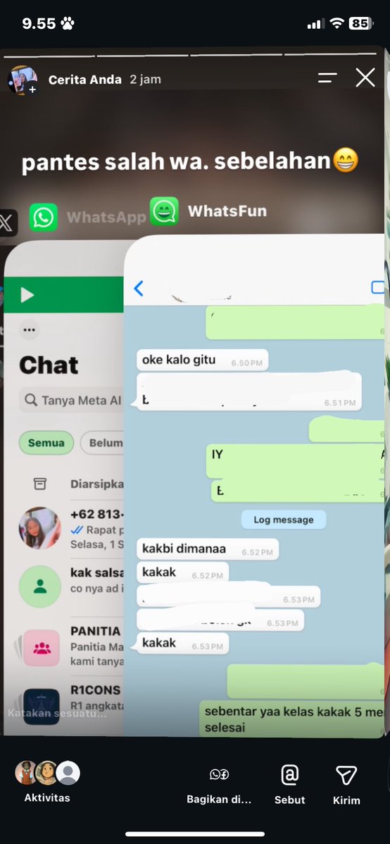 asyatchuh's tweet photo. ketololan aku hari ini.. salah chat grup aku kira grup panitia ternyata wa dede😭 https://t.co/bUOkr5Wy9f